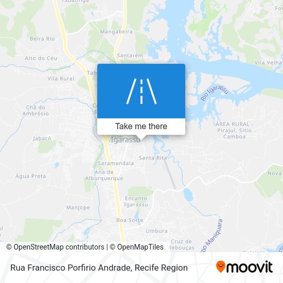 Rua Francisco Porfirio Andrade map