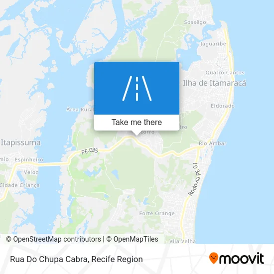 Rua Do Chupa Cabra map