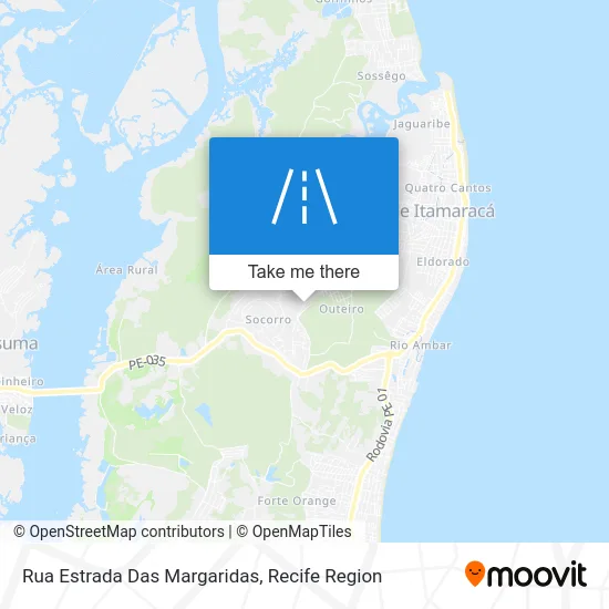 Rua Estrada Das Margaridas map