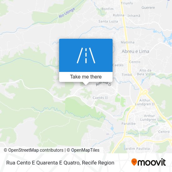 Rua Cento E Quarenta E Quatro map