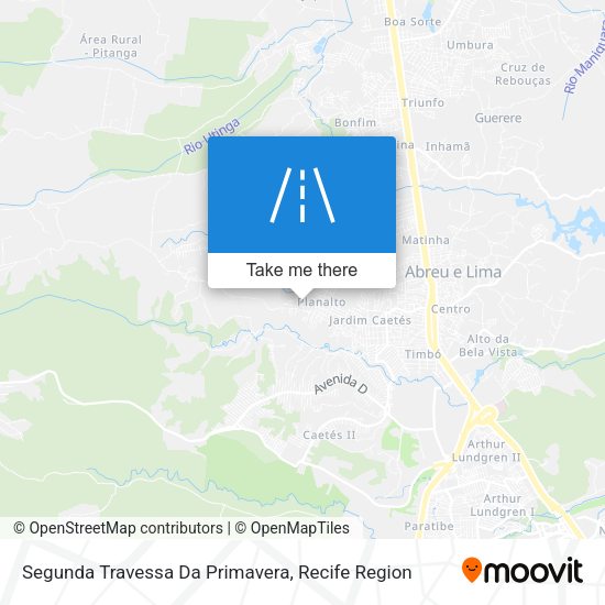Segunda Travessa Da Primavera map