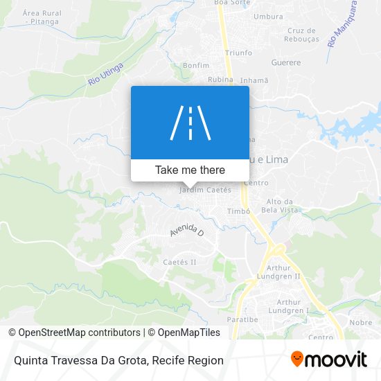 Quinta Travessa Da Grota map