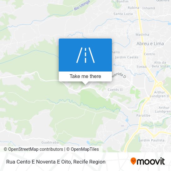 Rua Cento E Noventa E Oito map