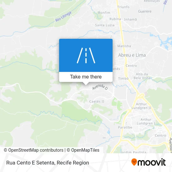 Rua Cento E Setenta map