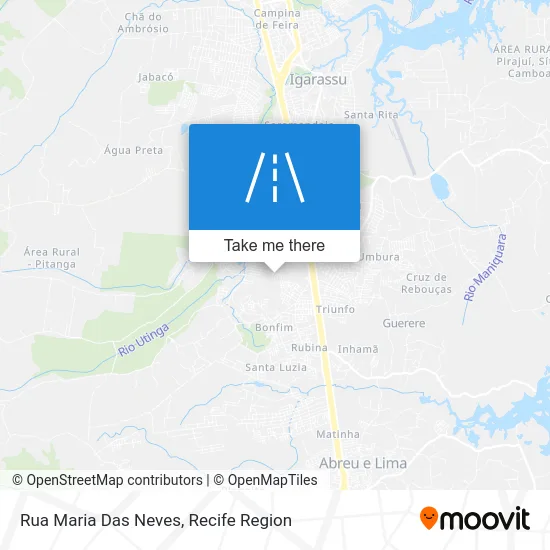 Rua Maria Das Neves map