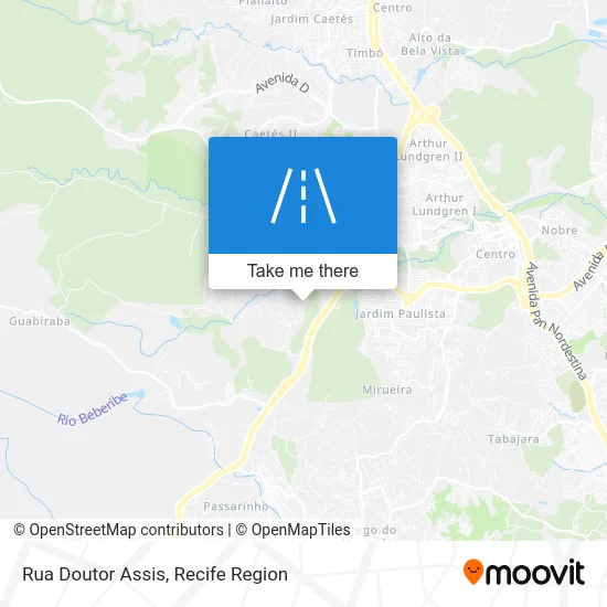 Rua Doutor Assis map