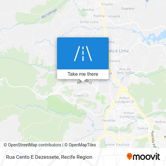 Rua Cento E Dezessete map