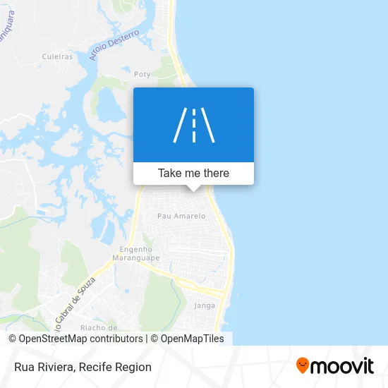 Rua Riviera map