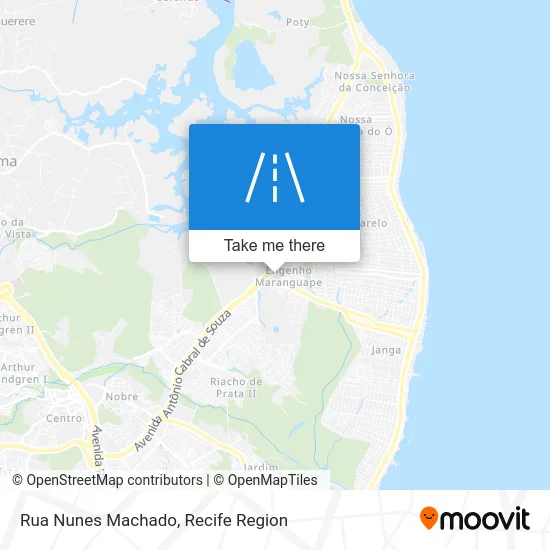 Rua Nunes Machado map