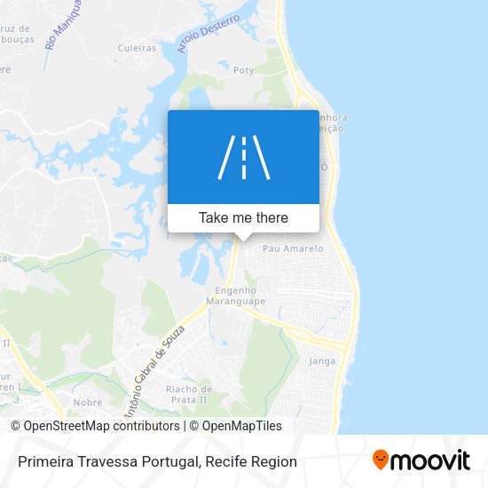 Primeira Travessa Portugal map