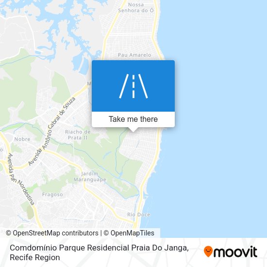 Comdomínio Parque Residencial Praia Do Janga map