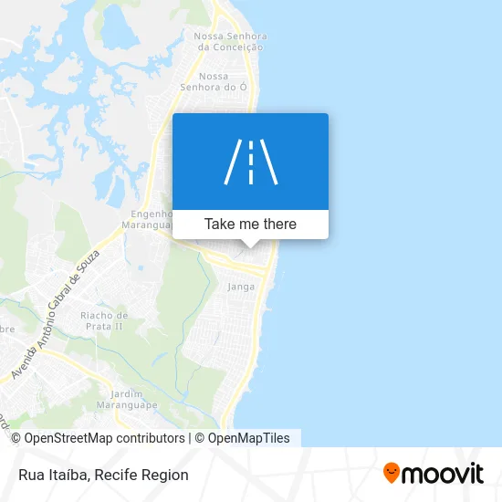 Rua Itaíba map