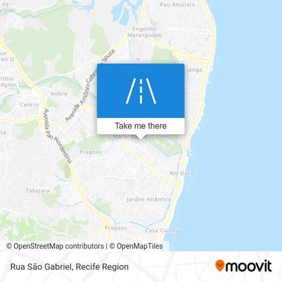 Rua São Gabriel map