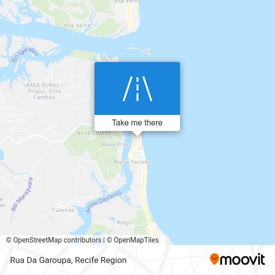 Rua Da Garoupa map