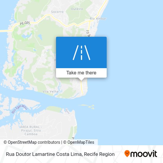 Rua Doutor Lamartine Costa Lima map
