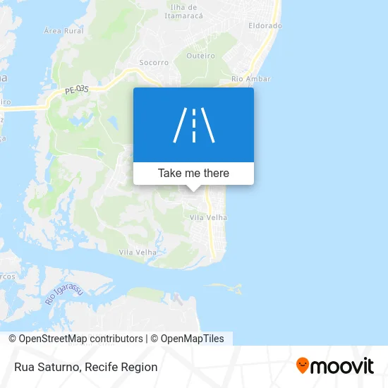 Rua Saturno map
