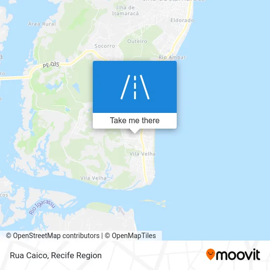 Rua Caico map