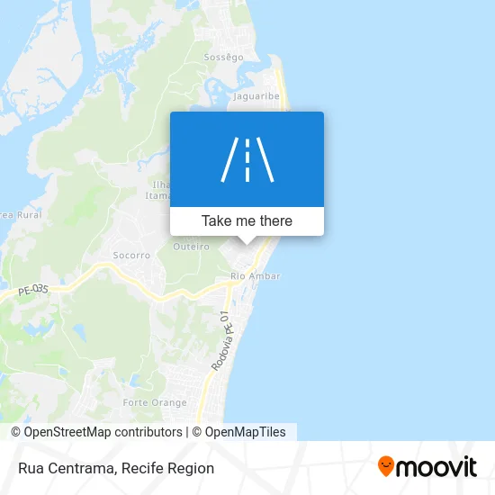 Rua Centrama map