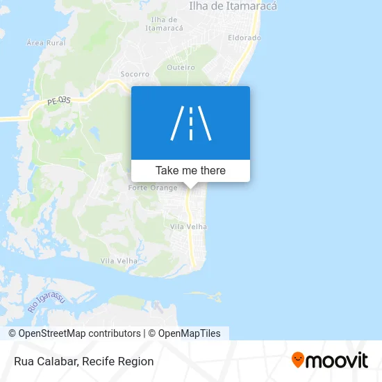 Rua Calabar map