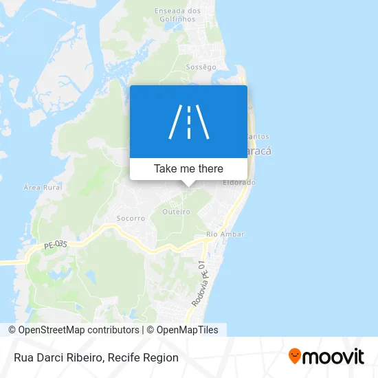 Rua Darci Ribeiro map
