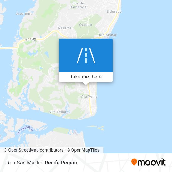 Rua San Martin map