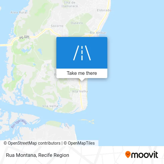 Rua Montana map