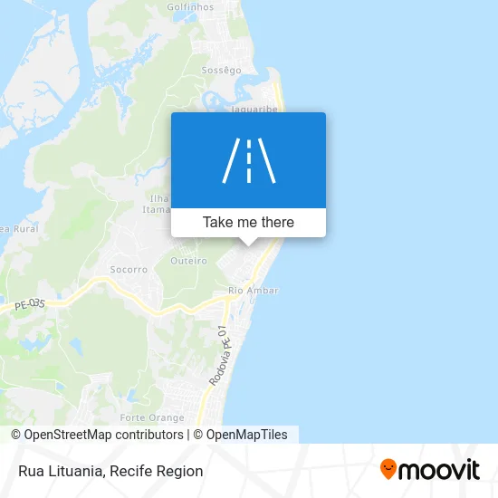 Rua Lituania map