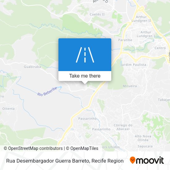 Rua Desembargador Guerra Barreto map