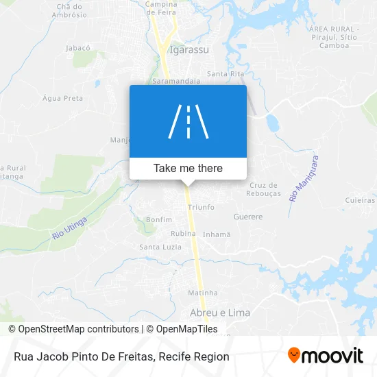 Rua Jacob Pinto De Freitas map