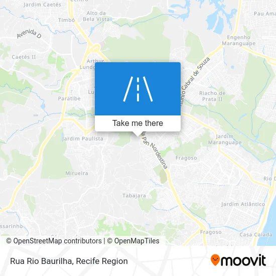 Rua Rio Baurilha map