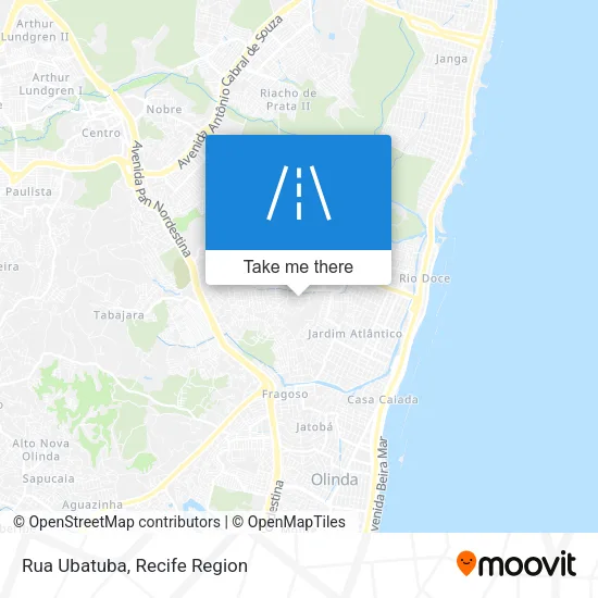 Rua Ubatuba map
