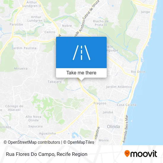 Rua Flores Do Campo map