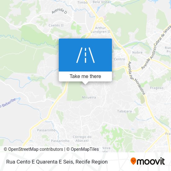 Rua Cento E Quarenta E Seis map