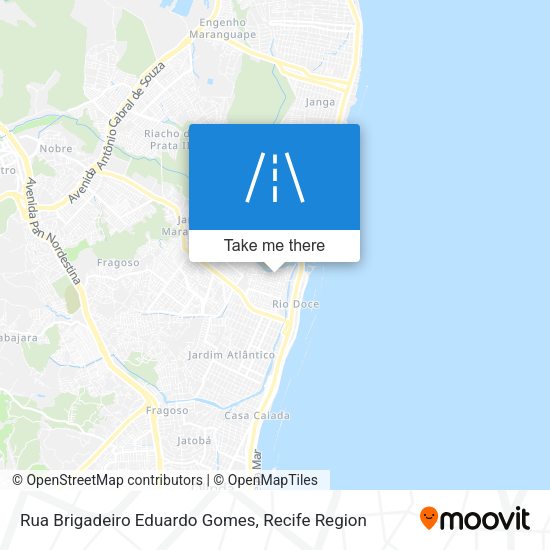 Rua Brigadeiro Eduardo Gomes map
