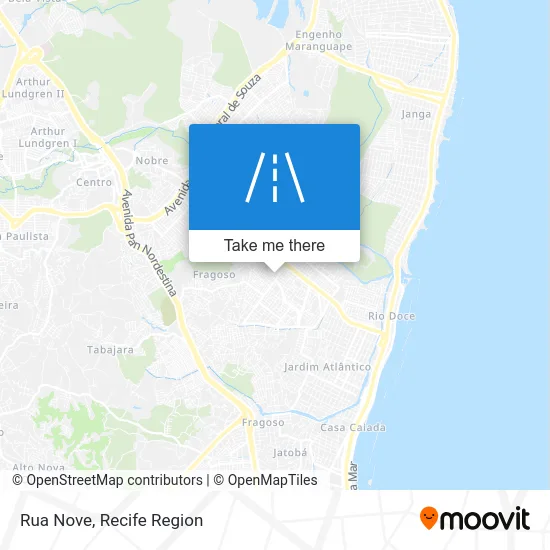 Rua Nove map