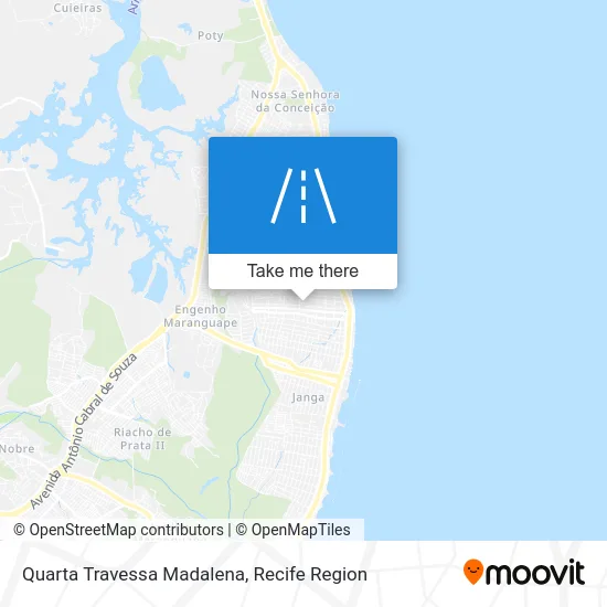 Quarta Travessa Madalena map