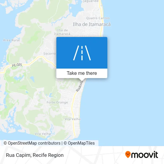 Rua Capim map