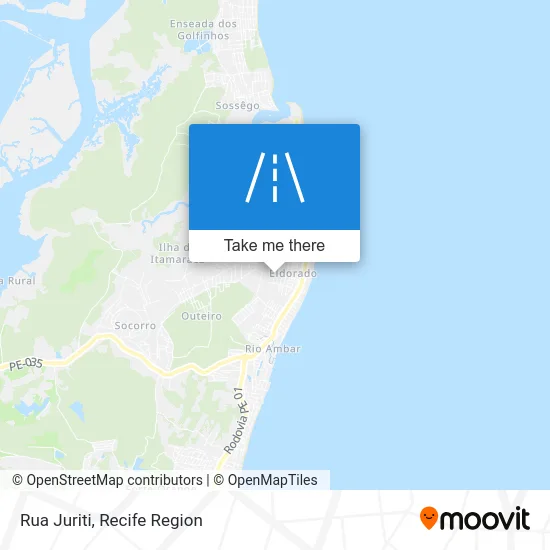 Rua Juriti map