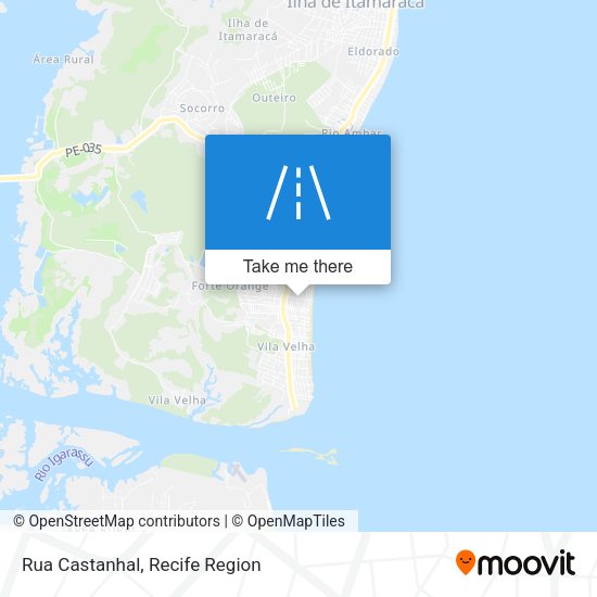 Rua Castanhal map