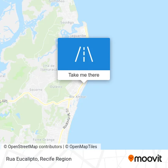 Rua Eucalipto map