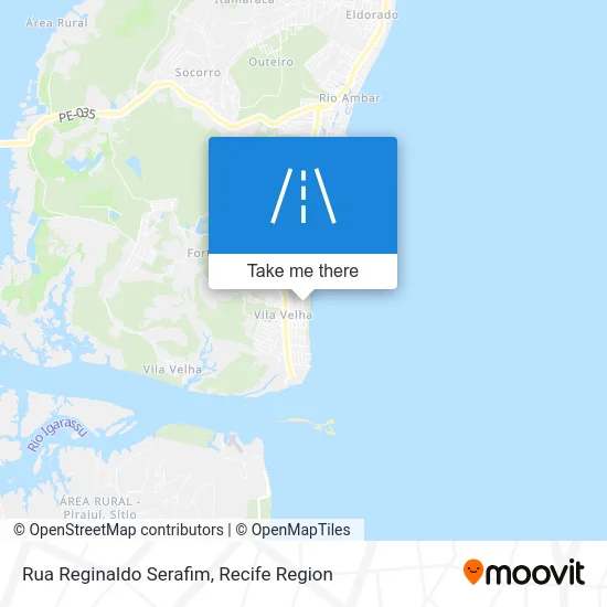 Rua Reginaldo Serafim map