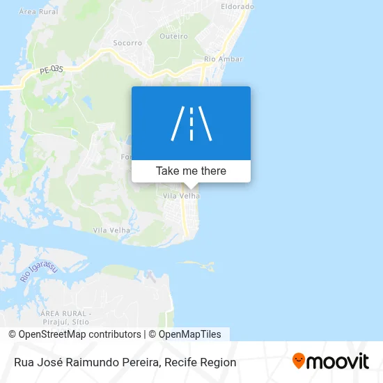 Rua José Raimundo Pereira map