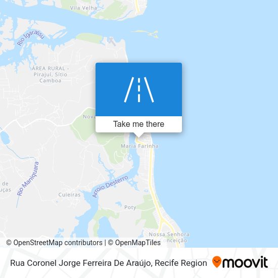 Rua Coronel Jorge Ferreira De Araújo map