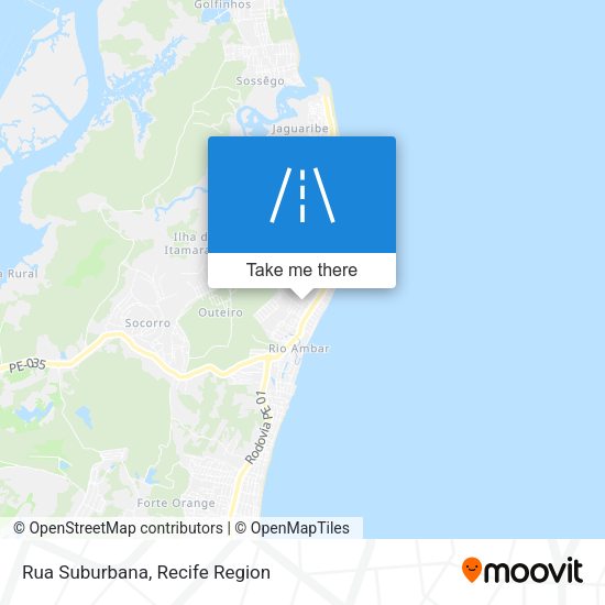 Rua Suburbana map