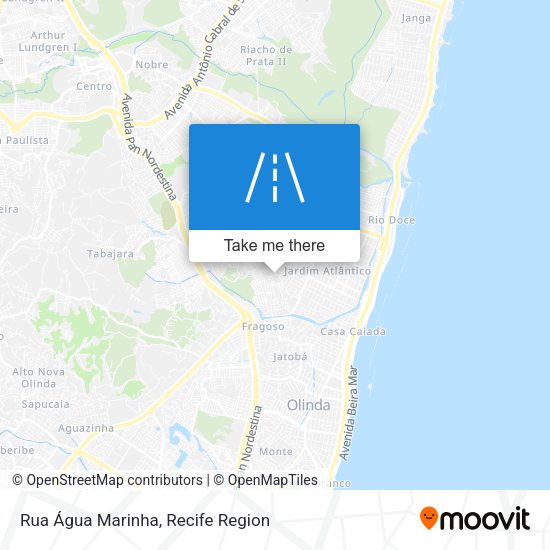 Rua Água Marinha map