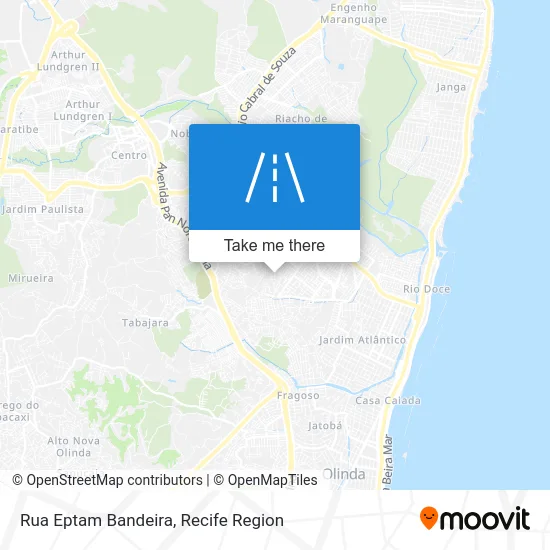 Rua Eptam Bandeira map