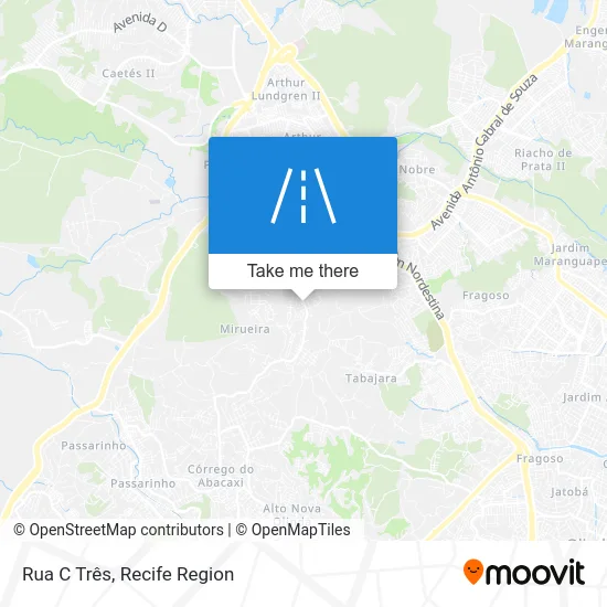 Rua C Três map