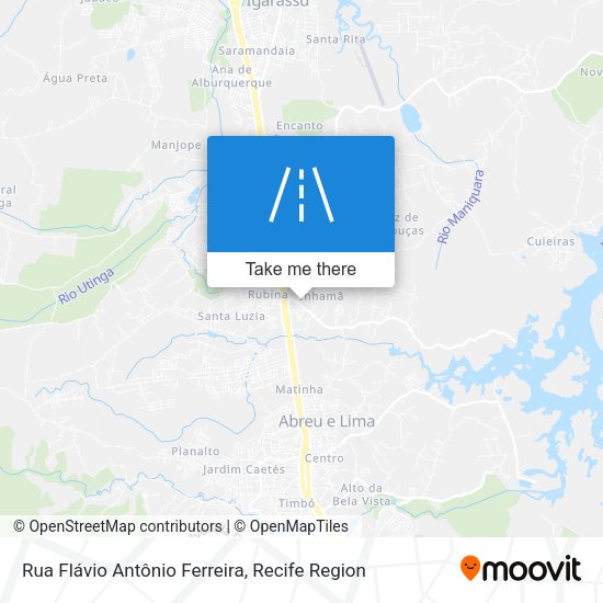 Rua Flávio Antônio Ferreira map