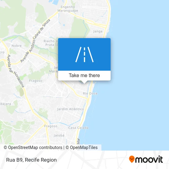 Rua B9 map