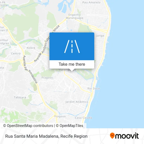 Rua Santa Maria Madalena map